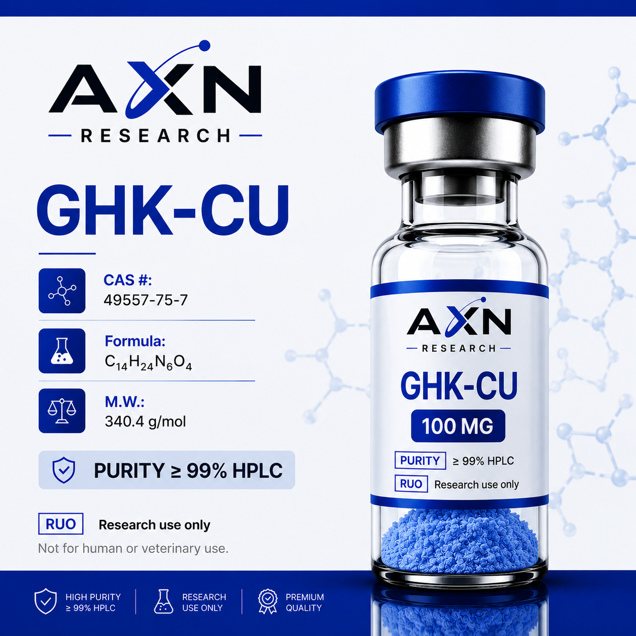 GHK-CU (100mg) Vial