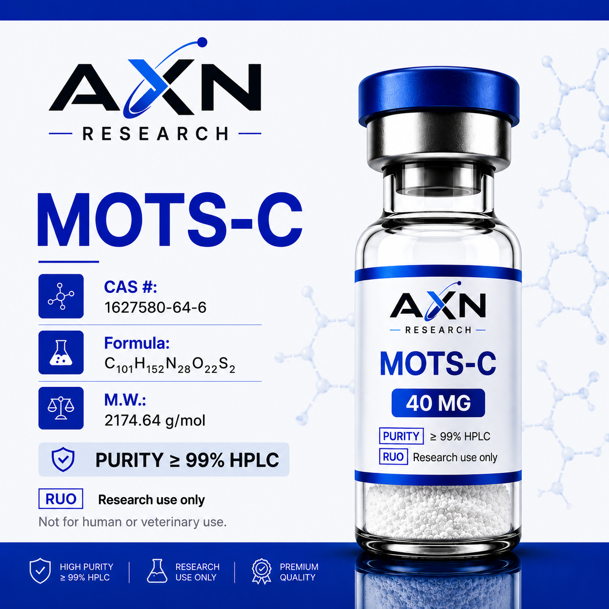MOTS-C (40mg) Vial